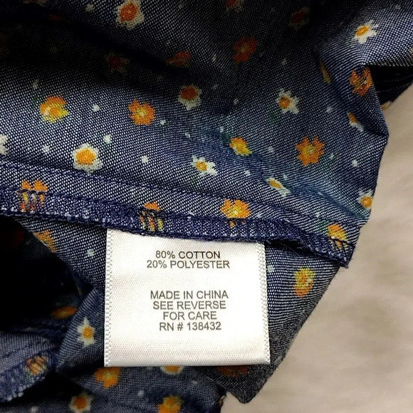 Modcloth Floral Print Prairie Dress Size Small - Picture 11 of 14